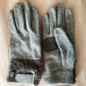 Echo wool blend winter gloves